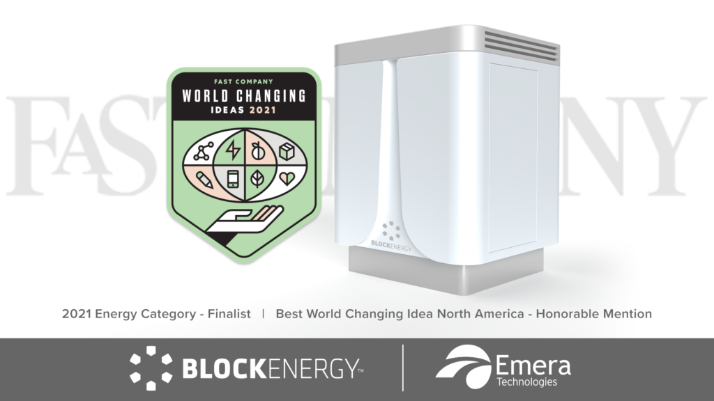 BlockEnergy Receives Fast Company 2021 World Changing Ideas Awards ...